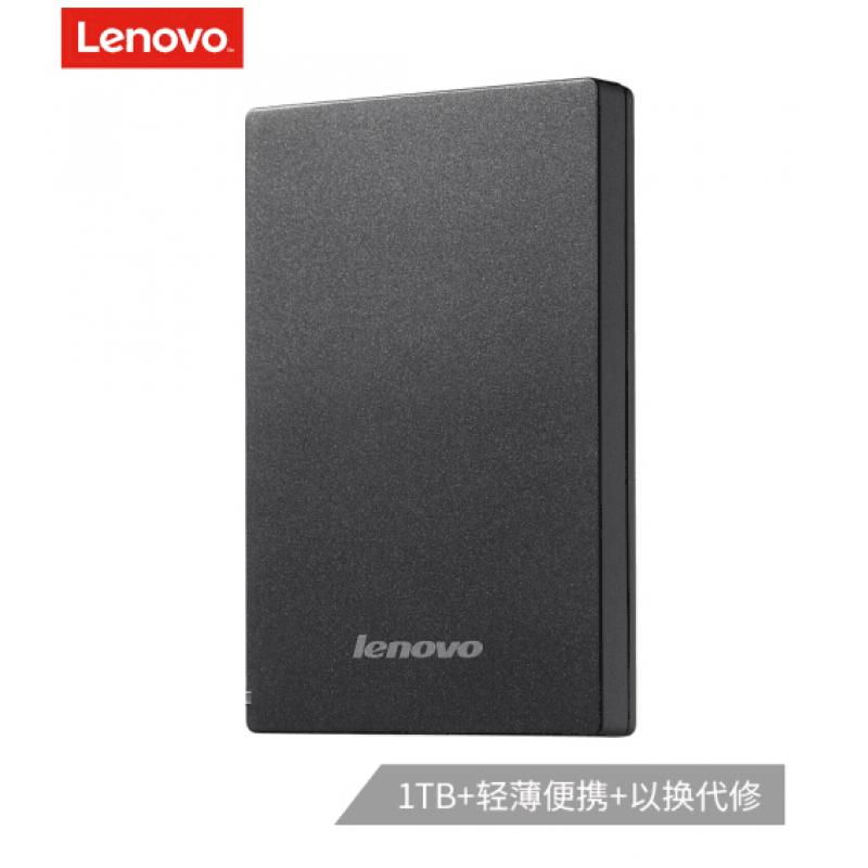 联想(Lenovo） F309 黑色移动硬盘1TB