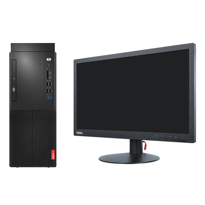 联想(Lenovo） 启天M420-D164 (I5-8500/4G/1TB/DVD刻录)台式计算机 配（19.5寸显示器）：