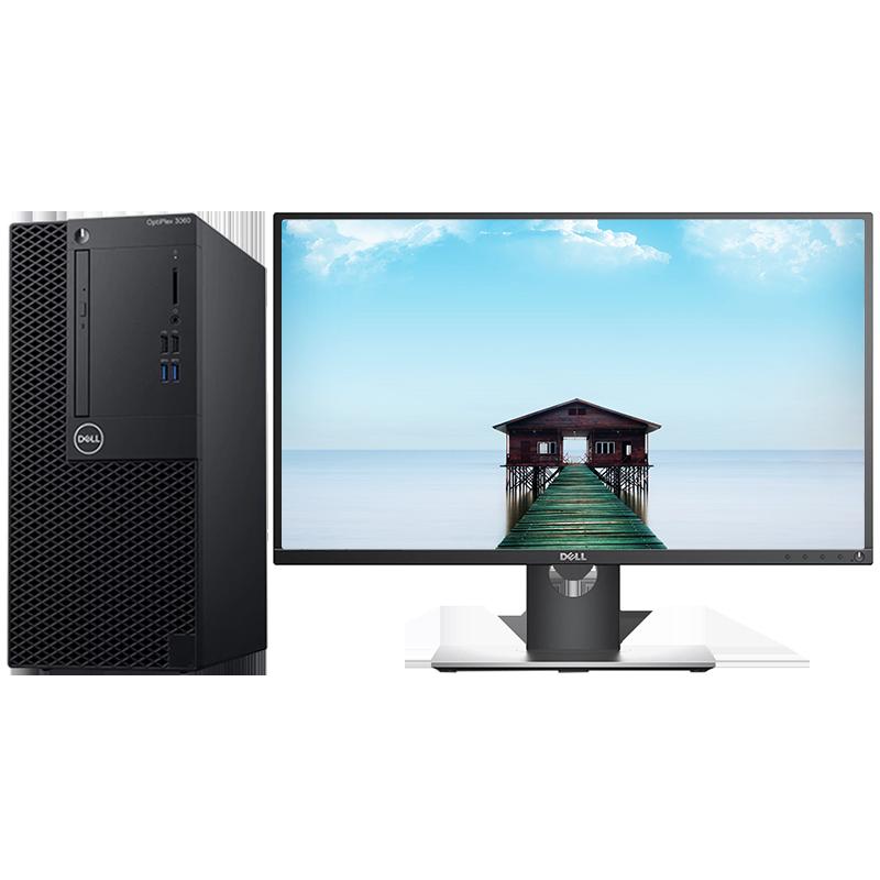 戴尔(DELL)  OptiPlex3060 Tower   (I7-8700/8G/1T128G固态/集显/DVD刻录)台式计算机（配21.5寸显示器）