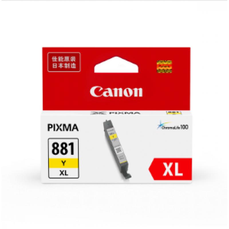 佳能（Canon）CLI-881XL Y 黄色墨盒 （适用于TS9180、TS8180、TS6180、TR8580）