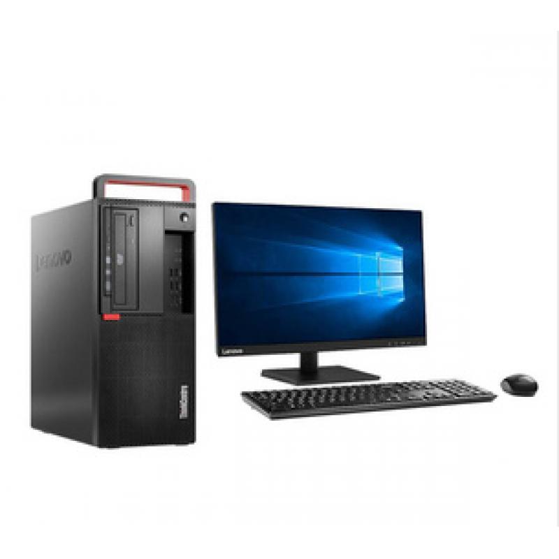 联想ThinkCentre M720t-D234 台式计算机（i5-9500/8GB/256G +1TB /DVDRW）23寸显示器