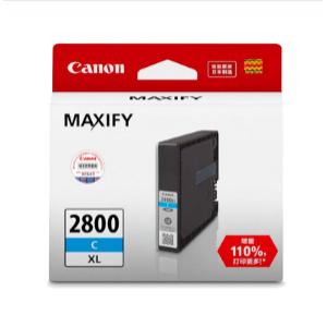 佳能（Canon）PGI-2800XL C 青色 墨盒 适用机型 MB5480;MB5180;MB5080;iB4180;iB4080