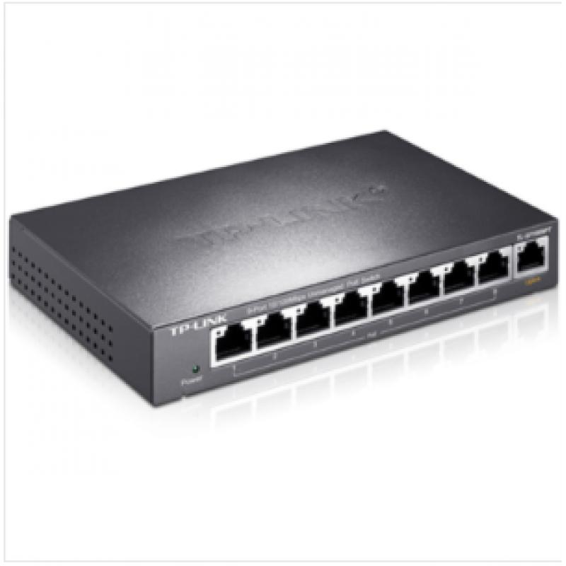 普联TP-LINK TL-SF1009PT (8口POE） 交换设备