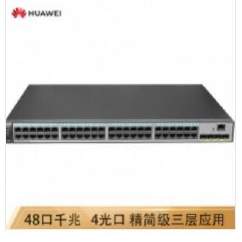 华为（HUAWEI）S5720-52P-LI-AC 48个10/100/1000Base-T以太网端口,4个千兆SFP 交换设备