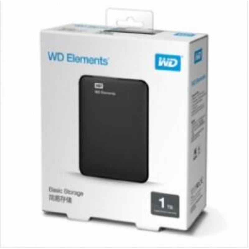 西部数据(WD) Elements新元素系列 2.5英寸移动硬盘 1TB （WDBUZG0010BBK）USB3.0