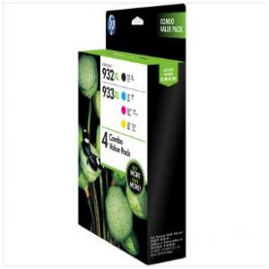惠普（HP）T0A80AA 932XL/933XL黑彩墨盒套装(1黑3彩单盒装 适用HP Officejet 7110/7610/7612)