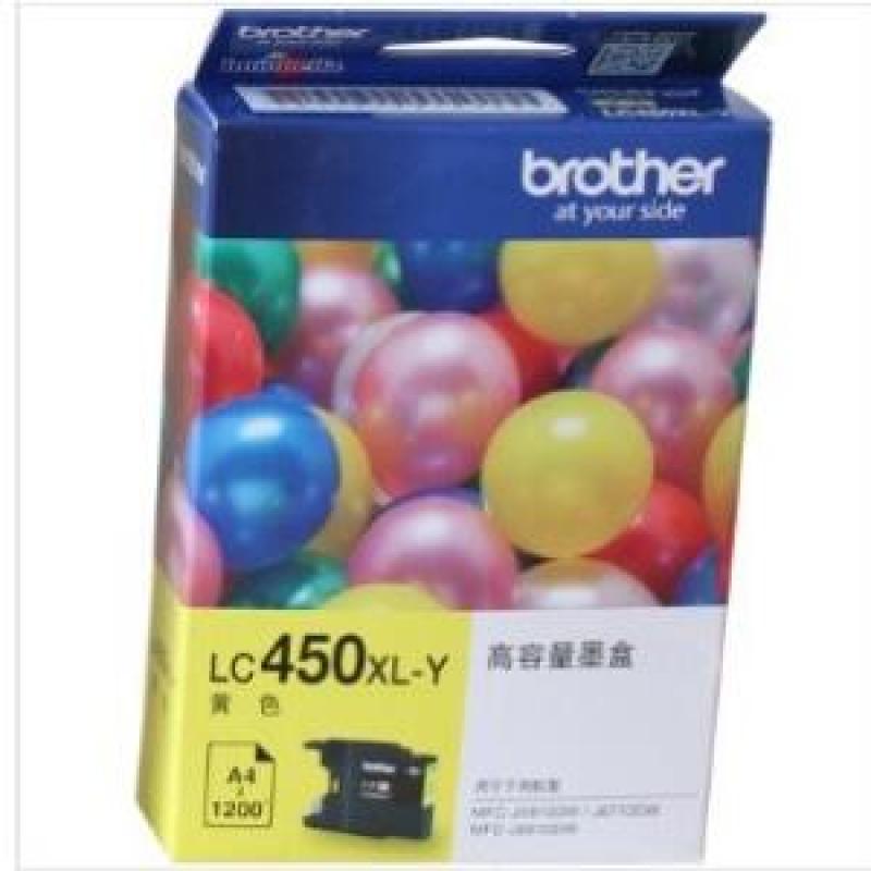 兄弟（Brother） 墨盒 LC450XL-Y 黄色墨盒（适用：MFC-J6710DW、J5910DW、J6910DW）