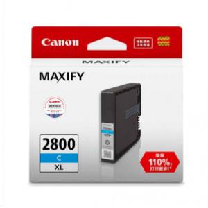 佳能（Canon）PGI-2800XL C 青色 墨盒 适用机型 MB5480;MB5180;MB5080;iB4180;iB4080