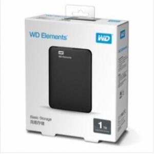 西部数据/WD Elements新元素系列 2.5英寸移动硬盘 1TB（WDBUZG0010BBK）USB3.0