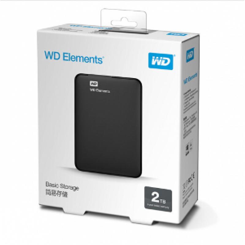 西部数据(WD） （WDBKVX0020PSL） 2TB USB3.0 移动硬盘