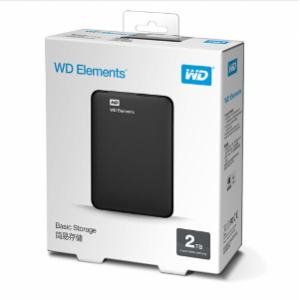 西部数据(WD) Elements新元素系列 2.5英寸移动硬盘 2TB（WDBU6Y0020BBK） USB3.0