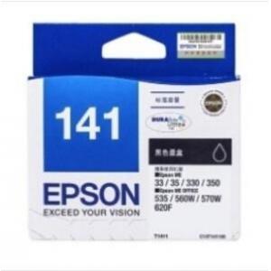 爱普生（EPSON） T1411 墨盒 黑 （单位：个） 适用机型:ME33/35/330/350/535/560W/570W/620F