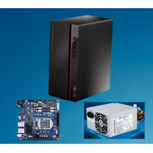 联想(Lenovo）ECI-521P（i3-8100/4GB/128GB+1TB/无光驱) 台式计算机（21.5英寸显示器）