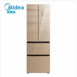 美的(Midea)311升 多门冰箱 玻璃面板 变频无霜 分区储存 智能电冰箱 格调金BCD-311