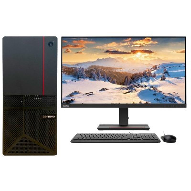 联想（LENOVO) ECI-521S （i3-8100/4GB/1TB/无光驱/集显/DOS/17L机箱/19.5 宽屏显示器 ）台式计算机